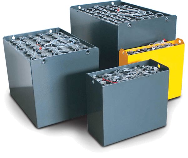 Q-Batteries 36V Gabelstaplerbatterie 8 PzS 640 Ah (980 * 615 * 470 mm L/B/H) Trog 40731800 inkl. Aqu