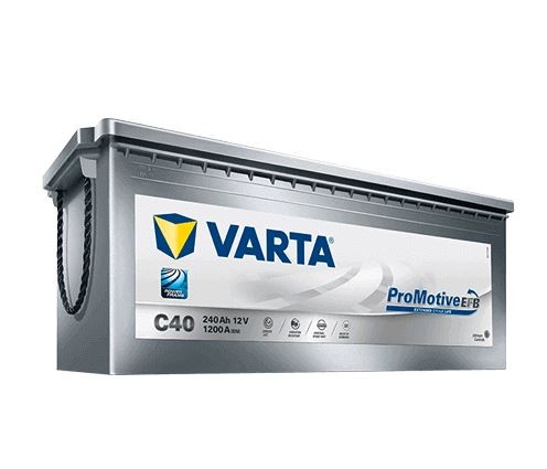 VARTA C40 ProMotive EFB 12V 240Ah 1200A LKW-Batterie 740 500 120