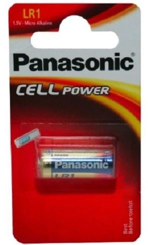 Panasonic Lady LR1 N 1,5 Volt Cell Power Alkaline Batterie (1er Blister)