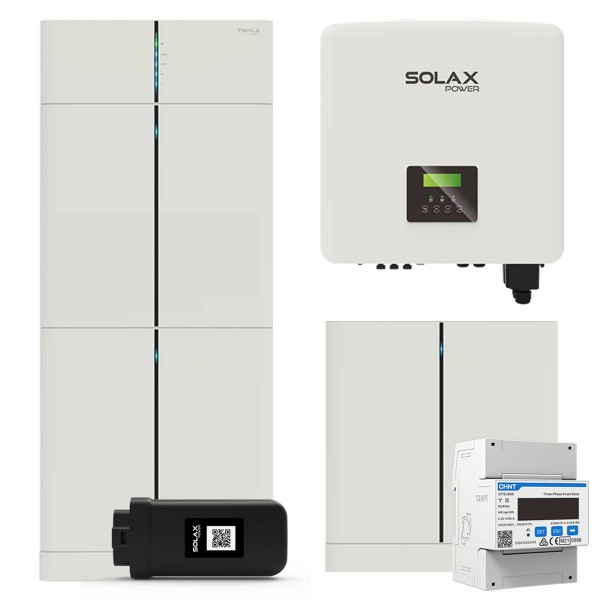 SolaX X3 G4 10kW Hybridwechselrichter mit 9kWh T30 Solarspeicher-Set V