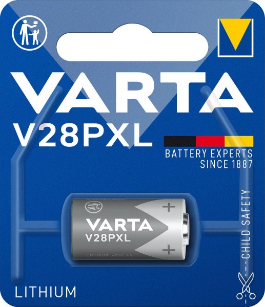 Varta Electronics V28PXL Professional Electronics Lithium Fotobatterie 6V (1er Blister)
