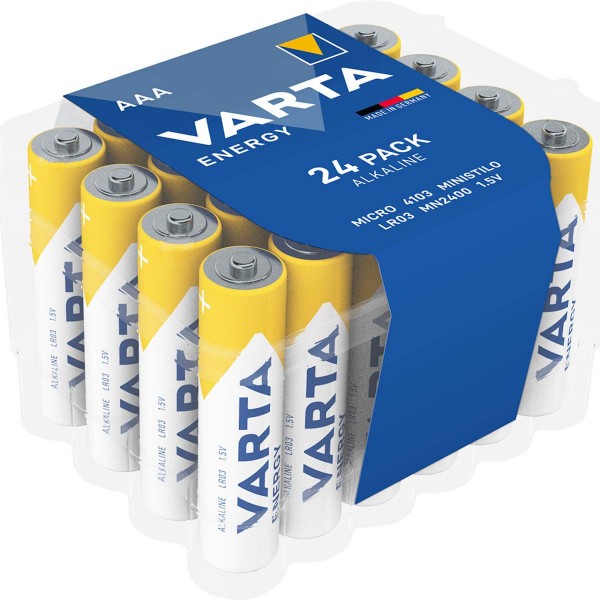 Varta Energy AAA Batterie LR03 (24er Box)