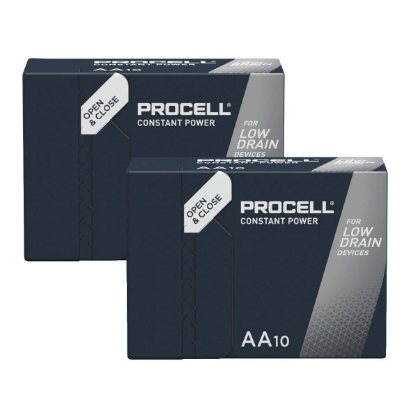 Duracell Procell Constant Alkaline LR6 Mignon AA Batterie MN 1500 1,5V 20 Stk. (Box)