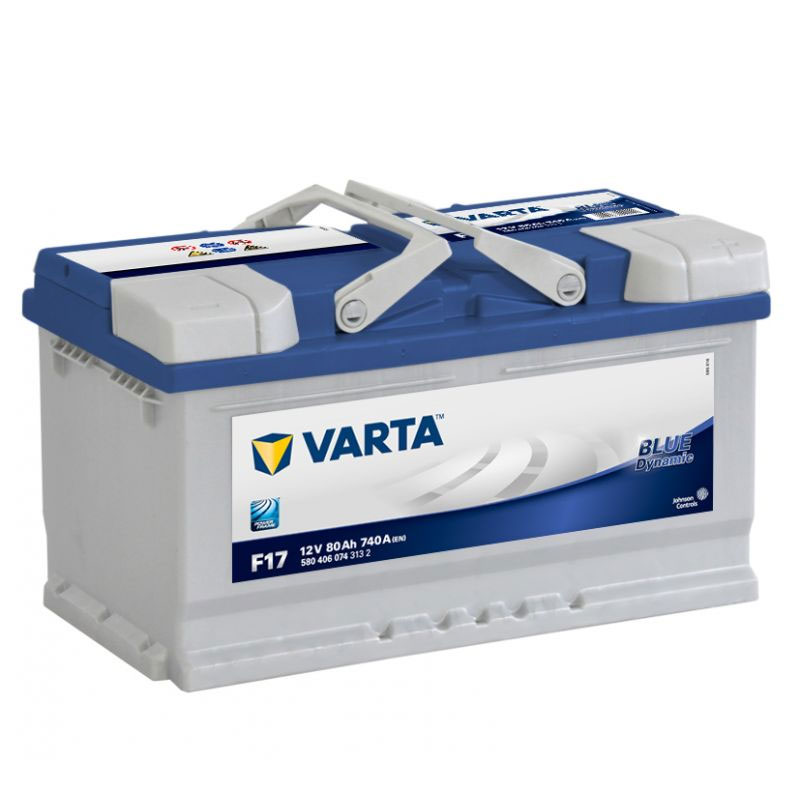 VARTA F17 Blue Dynamic 12V 80Ah 740A Autobatterie 580 406 074, Starterbatterie, Boot, Batterien für