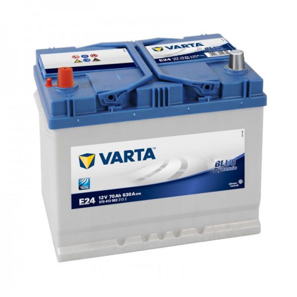 VARTA E24 Blue Dynamic 12V 70Ah 630A Autobatterie 570 413 063