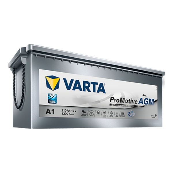 VARTA A1 Promotive AGM 210Ah 1200A LKW Batterie 710 901 120