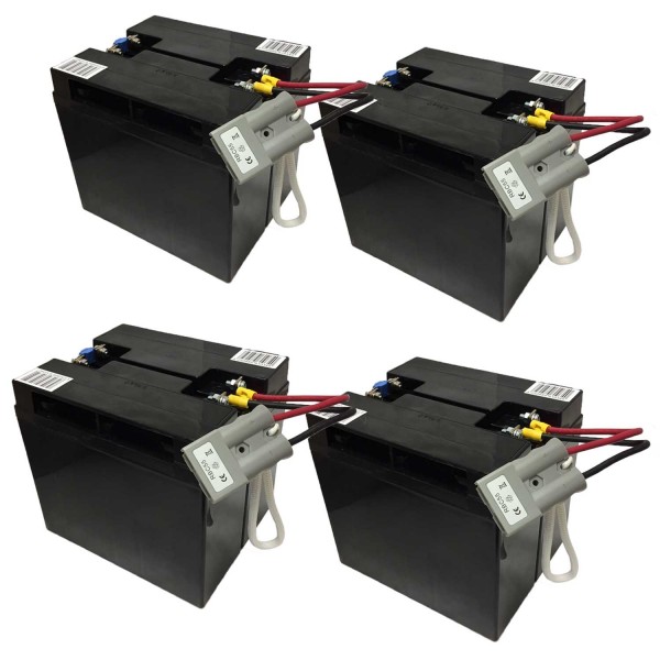 Ersatz-Akku für Smart-UPS 5000VA SUA5000RMI5U 2xRBC55 Der Batterie-Satz besteht aus 4 Packs mit jew