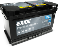 Exide EA900 Premium Carbon Boost 12V 90Ah 720A Autobatterie