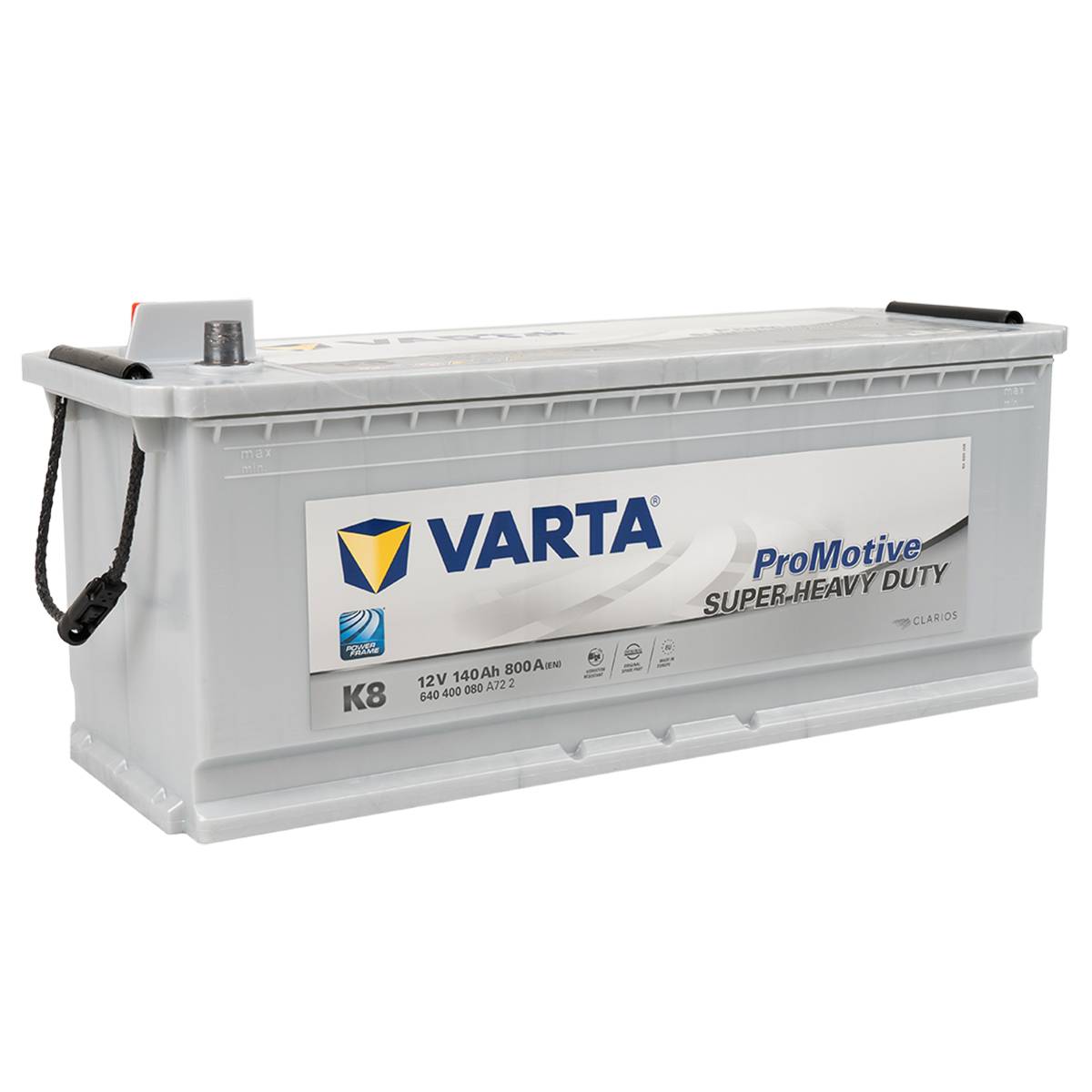 VARTA K8 ProMotive Super Heavy Duty 12V 140Ah 800A LKW Batterie 640 400 080, Starterbatterie, Caravan, Batterien für