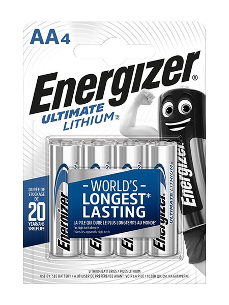Energizer Ultimate Lithium L91 Mignon AA Batterie (4er Blister)