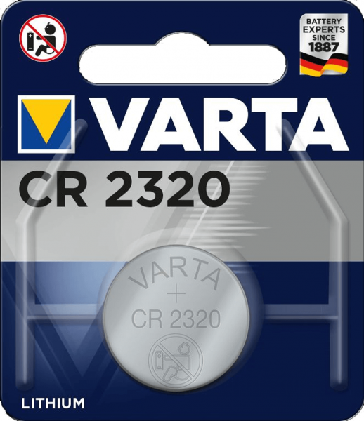 Varta Electronics CR2320 Lithium Knopfzelle 3V (1er Blister)