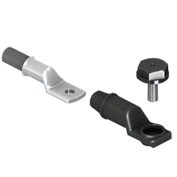 Lugsulation 35 mm² vollisolierter Kabelanschluss M10 mit Schraube (schwarz)