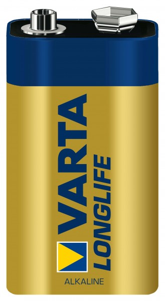 Varta Longlife 9V Block Batterie 4122 (lose)