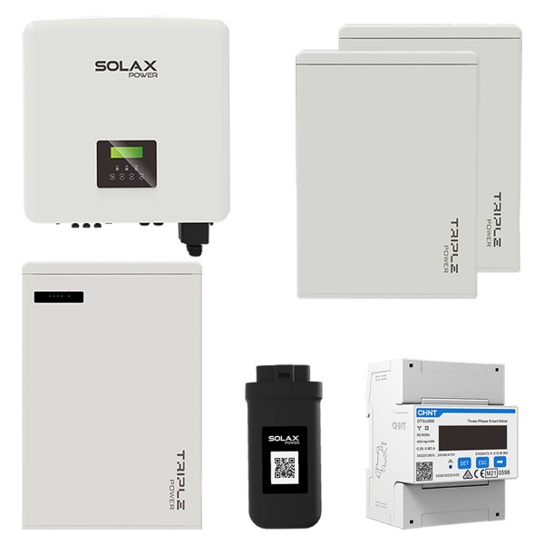 SolaX X3 G4 10kW Hybridwechselrichter mit 17,3kWh T58 Solarspeicher-Set V