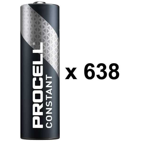 Duracell Procell Constant Alkaline LR6 Mignon AA Batterie MN 1500 1,5V 638 Stk. (VPE)