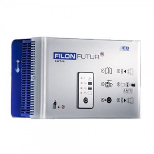 IEB Filon Futur M E230 G24/20 B50-FP (AC-Netz) für Blei Akku 24V 20A Ladestrom Hochfrequenzladegerät