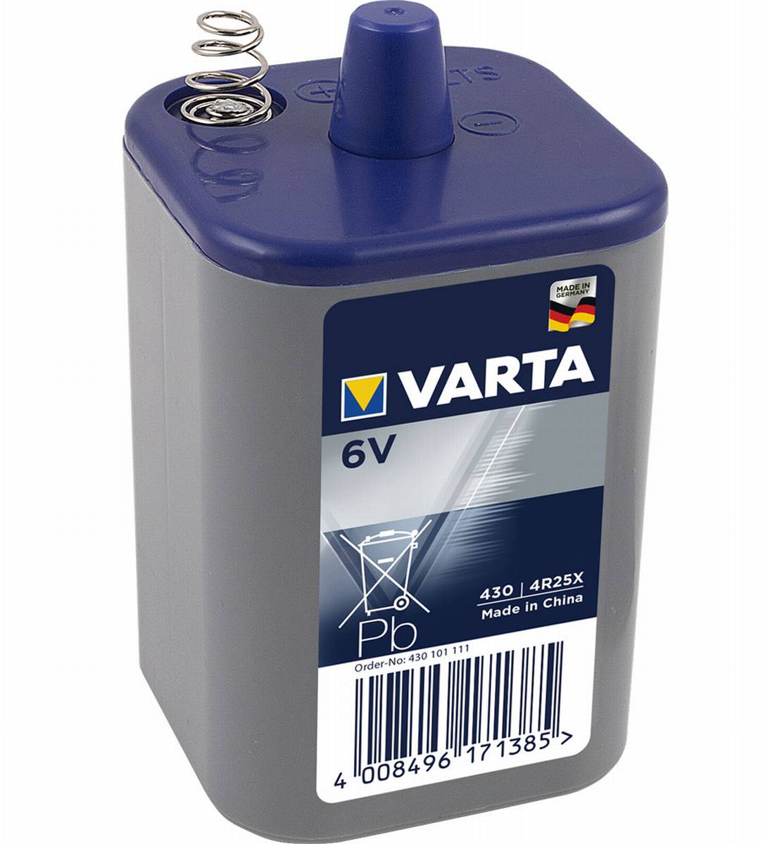 Varta Professional 430 4R25X 6V Blockbatterie Licht 7,5Ah Zink-Kohle (lose), Spezialbatterien, Akku & Batterien
