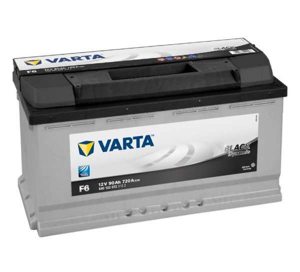 VARTA F6 Black Dynamic 12V 90Ah 720A Autobatterie 590 122 072