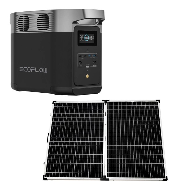 EcoFlow Delta 2 1024Wh Powerstation mit 270W Solarpanel