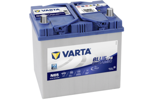 VARTA N65 Blue Dynamic EFB 12V 65Ah 650A Autobatterie Start-Stop 565 501 065