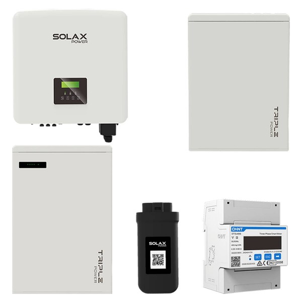 SolaX X3 G4 5kW Hybridwechselrichter mit 11,5kWh T58 Solarspeicher-Set V