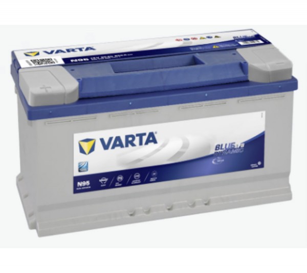 VARTA N95 Blue Dynamic EFB 12V 95Ah 850A Autobatterie Start-Stop 595 500 085, Starterbatterie, Boot, Batterien für