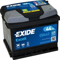 Exide EB442 Excell 12V 44Ah 420A Autobatterie