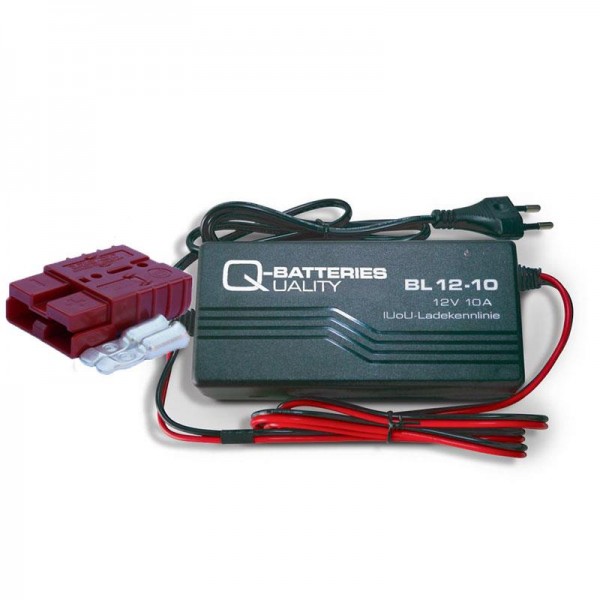 Q-Batteries BL 12-10 mit Anderson Flachstecker SB 50A rot, 24V, 16mm² (oder ähnlich Anderson)
