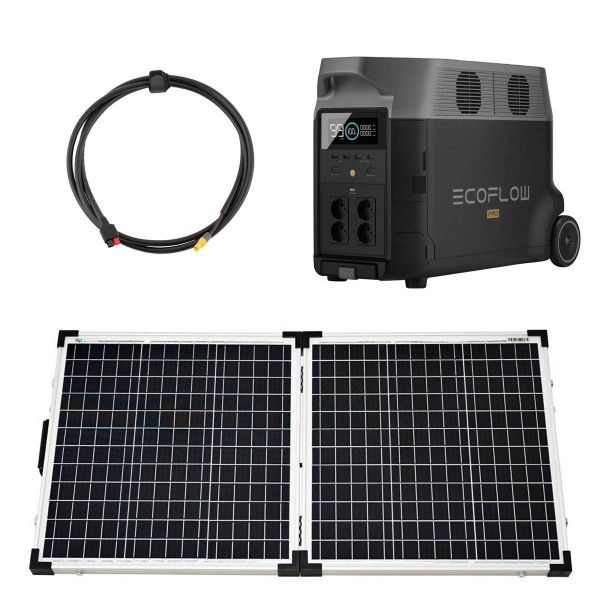 EcoFlow Delta Pro 3600Wh Portable Powerstation mit 100W Solarkoffer