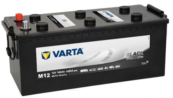 VARTA M12 ProMotive Heavy Duty 12V 180Ah 1400A LKW Batterie 680 011 140, Starterbatterie, Caravan, Batterien für