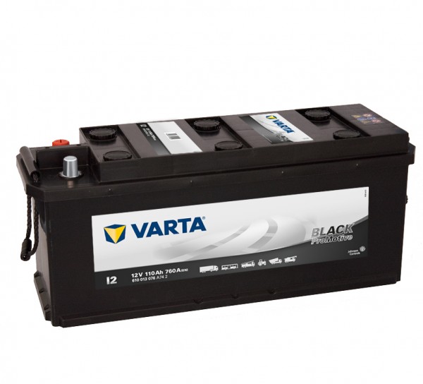VARTA I2 ProMotive Heavy Duty 12V 110Ah 760A LKW Batterie 610 013 076