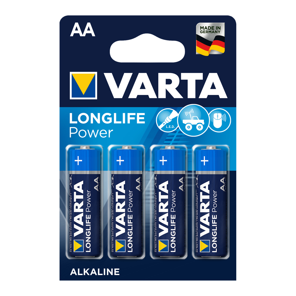 80 VARTA ENERGY Batterien AA Mignon 4103 Alkaline 1,5V LR6 4er Blister MHD 12/22 