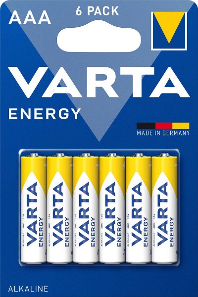Varta Energy AAA Batterie LR03 (6er Blister)