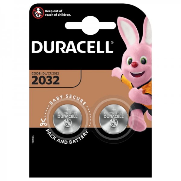 Duracell Lithium CR2032 Knopfzelle (2er Blister) UN3090