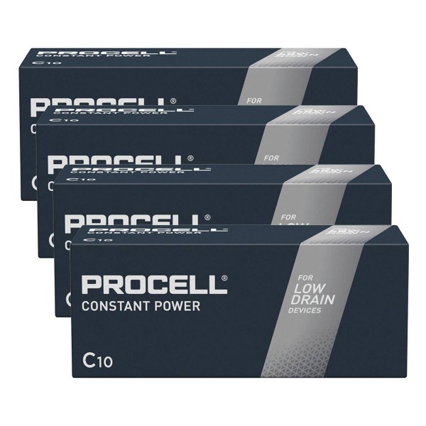 Duracell Procell Constant Alkaline LR14 Baby C Batterie MN 1400 1,5V 40 Stk. (Box)