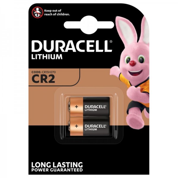 Duracell HIGH POWER LITHIUM CR2 3V Primär CR17355 Fotobatterie (2er Blister) ehemals ULTRA LITHIUM