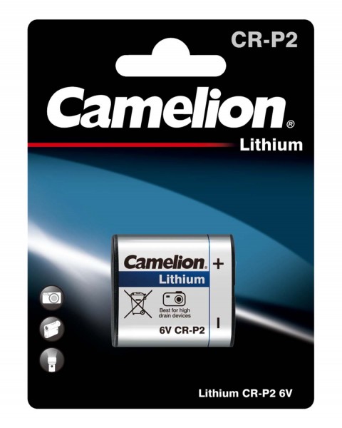Camelion Lithium CR-P2 6V Fotobatterie (1er Blister)