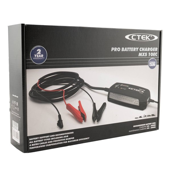 CTEK MXS 10EC EU Batterieladegerät 12V 10A für Bleiakkus, Ladegeräte aller  Art, Zubehör