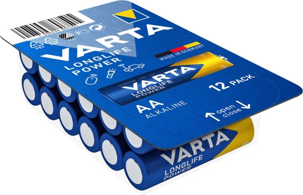Varta Longlife Power Mignon AA Batterie 4906 LR6 Big Box (12er)