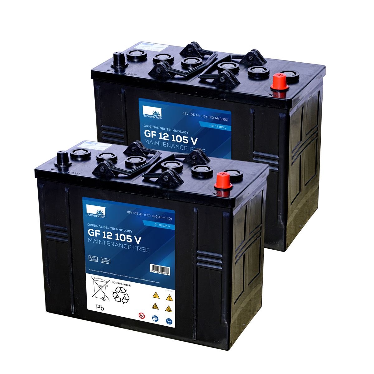 Ersatzakku für Kärcher B 40 W Bp Pack DOSE + D51 Reinigungsmaschine, Blei  Gel Batterien, Akku & Batterien