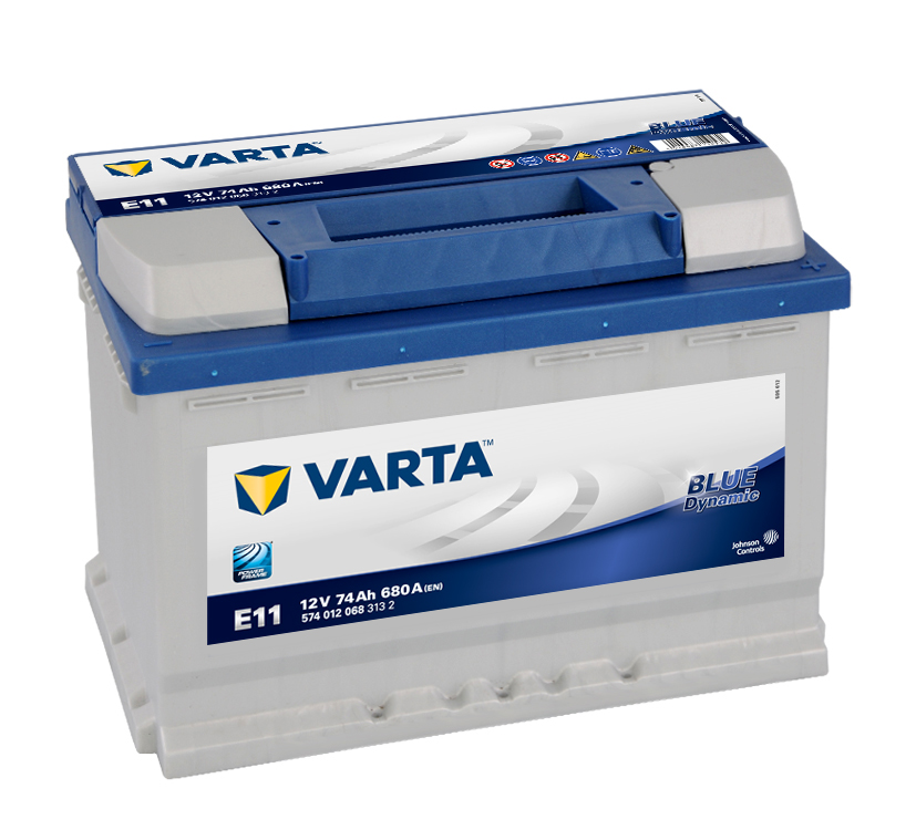 VARTA E11 Blue Dynamic 12V 74Ah 680A Autobatterie 574 012 068, Starterbatterie, Boot, Batterien für