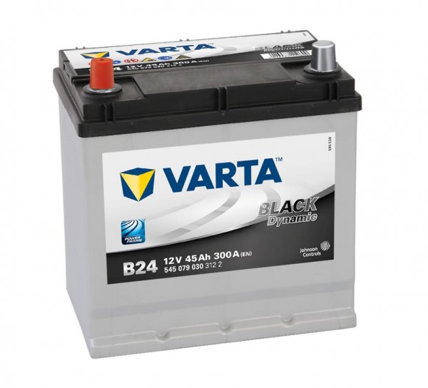 VARTA B24 Black Dynamic 12V 45Ah 300A Autobatterie 545 079 030