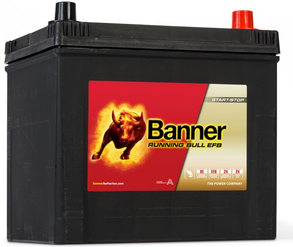 Banner EFB56515 Start-Stop Running Bull 12V 65Ah 550A Autobatterie, Starterbatterie, Boot, Batterien für