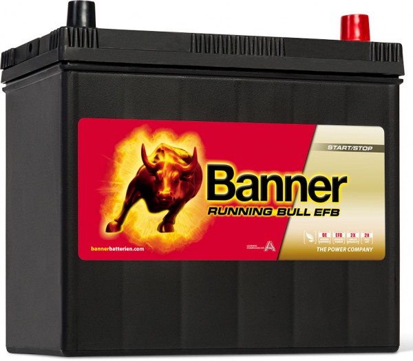 Banner EFB55515 Start-Stop Running Bull 12V 55Ah 460A Autobatterie, Starterbatterie, Boot, Batterien für