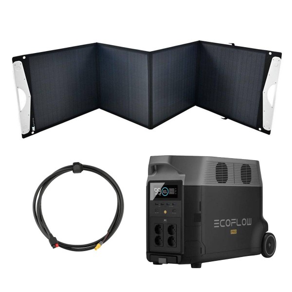 EcoFlow Delta Pro 3600Wh Portable Powerstation mit 200W Solarpanel mit USB Anschluss