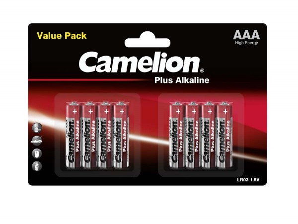 Camelion PLUS LR03 Micro AAA Alkaline Batterie (8er Blister)