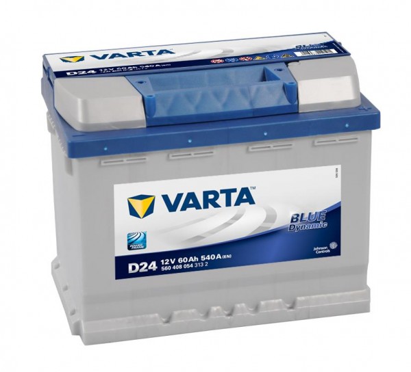 VARTA D24 Blue Dynamic 12V 60Ah 540A Autobatterie 560 408 054, Starterbatterie, Boot, Batterien für