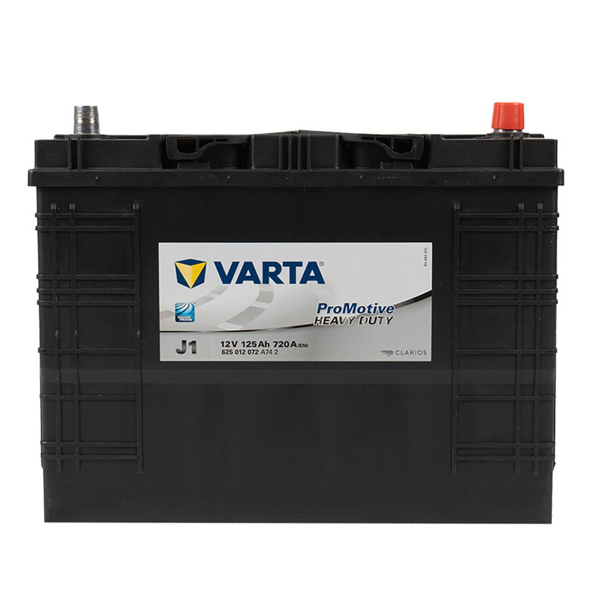 VARTA J1 ProMotive Heavy Duty 12V 125Ah 720A LKW Batterie 625 012 072, Starterbatterie, Caravan, Batterien für