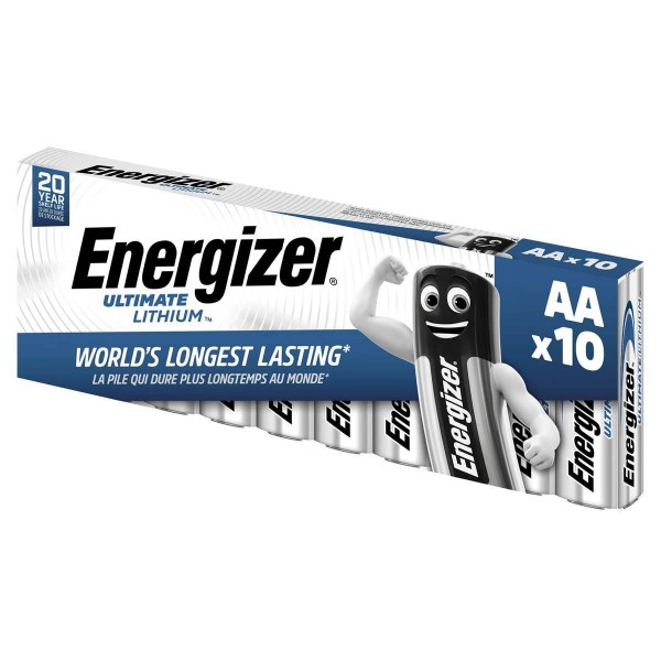 Energizer Ultimate Lithium L92 Micro AAA Batterie (10er Pack)