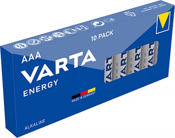 Varta Energy AAA Batterie LR03 (10er Pack)